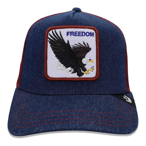 Gorra Goorin Bros The Freedom Eagle Azul Unitalla