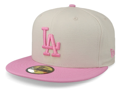 Gorra New Era 59 Fifty MLB Dodgers White Crown Cerrada