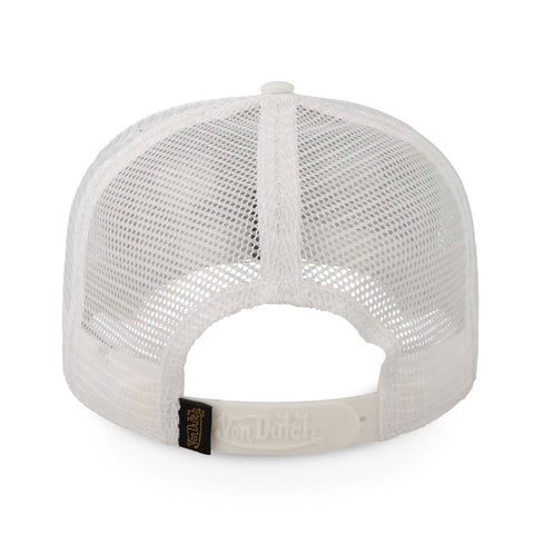 Gorra Von Dutch Rubber Trucker Logo 9844060 Blanco Unitalla