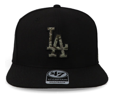 Gorra '47 MLB Dodgers Camfill Captain Negro Unitalla