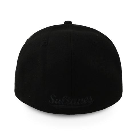 Gorra New Era 39 Thirty LMB Sultanes Black on Black Cerrada