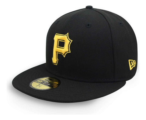 Gorra New Era 59 Fifty MLB Pirates Alt2 Negro Cerrada