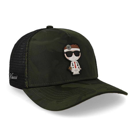 Gorra Viacci Doctor Camo Trucker Verde Unitalla