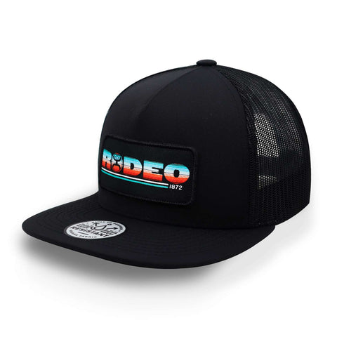 Gorra Hooey Rodeo 2153t Black 5 Panenl Negro Unitalla