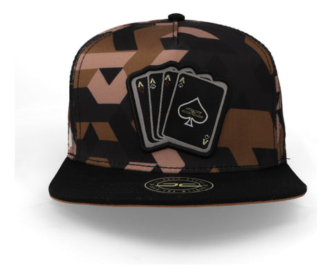 Gorra Jc Hats 2264 Poker Camo Cafe Unitalla