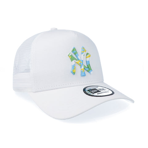 Gorra New Era 9 Forty MLB Yankees Infill Trucker Blanco Unitalla