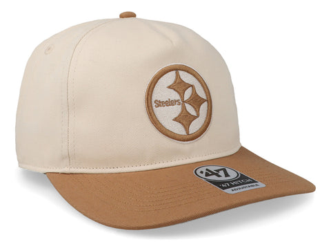 Gorra '47 NFL Steelers Two Tone Hitch Beige Unitalla
