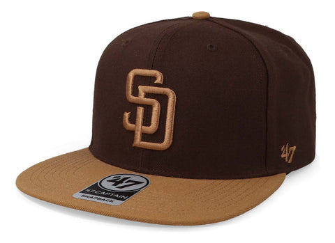Gorra '47 MLB Padres No Shot Captain Café Unitalla