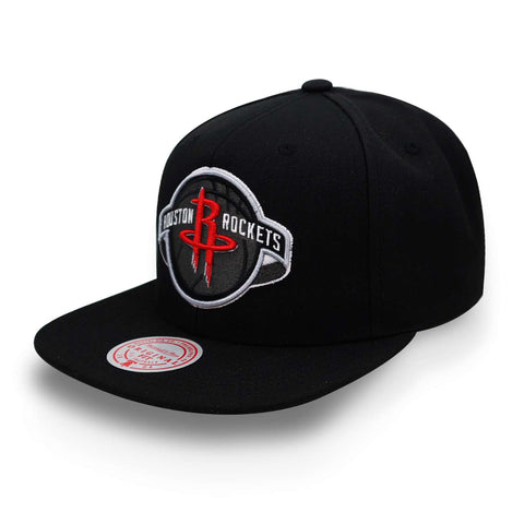 Gorra Mitchell & Ness NBA Core Basic Rockets Negro Uni