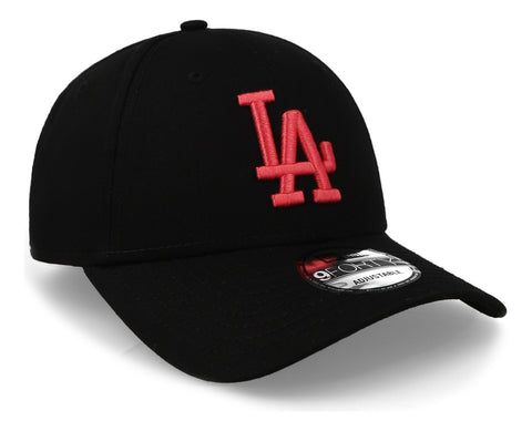 Gorra New Era 9 Forty MLB Dodgers League Essential Negro Unitalla