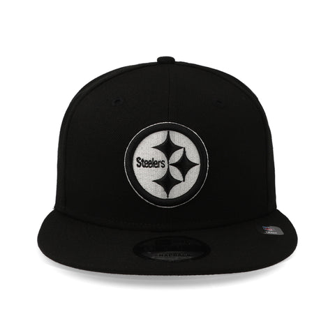 Gorra New Era 9 Fifty NFL Steelers Black and White Negro