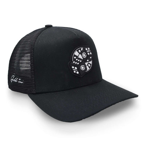 Gorra All In Dados Negro Trucker Unitalla