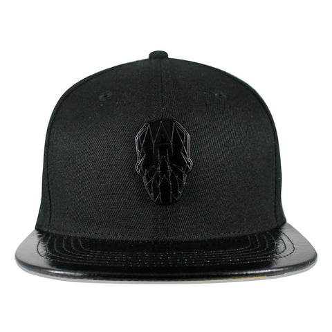 Gorra Malandro Snapback Chrome Negro/Negro Unitalla