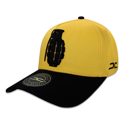 Gorra JC Hats Granada 1125 Amarillo/Negro Unitalla