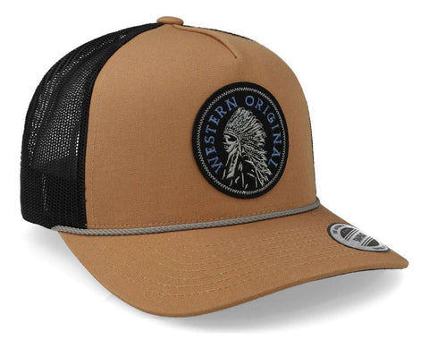 Gorra Hooey Quanah 2326t 5 Panel High Profile Café Unitalla