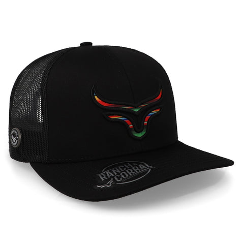 Gorra Ranch & Corral Basic 03 Rccb03 Negro Unitalla