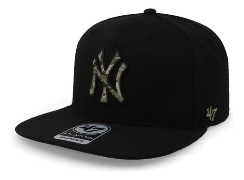 Gorra '47 MLB Yankees Camfill Captain Negro Unitalla