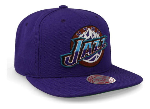 Gorra Mitchell & Ness Nba Team Ground 2.0 Hwc Jazz Morado Un