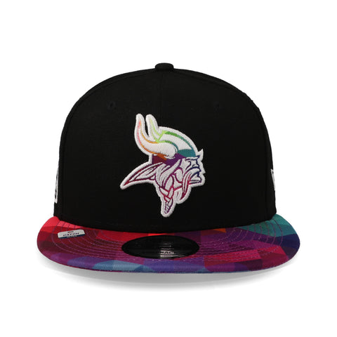 Gorra New Era 9 Fifty NFL Vikings Crucial Catch 23 Negro