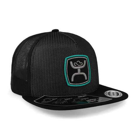 Gorra Hooey Zeneith Black 5 Panel Trucker Negro Unitalla