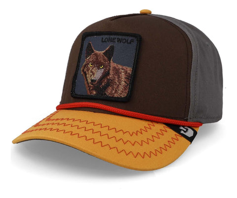 Gorra Goorin Bros 101-1327 Lone Wolf 100 Cafe Unitalla