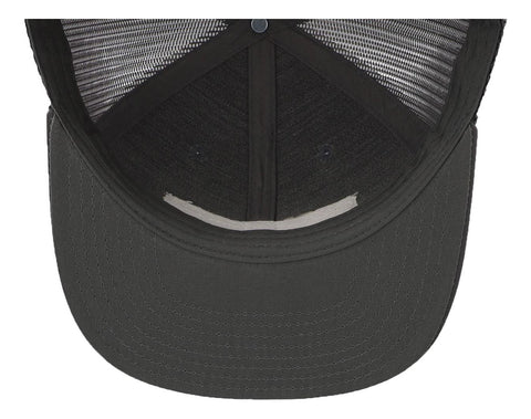 Gorra Hooey Lockup Grey 6 Panel Trucker Gris Unitalla