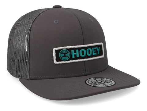 Gorra Hooey Lockup Grey 6 Panel Trucker Gris Unitalla