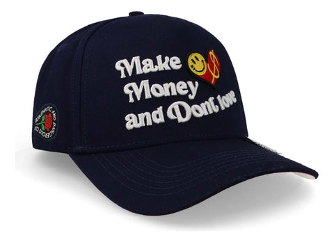 Gorra Problematic Money Love Curva Azul Unitalla