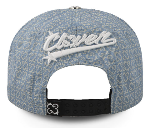 Gorra Clover Garments Demin Patron Azul C Ss24 Unitalla