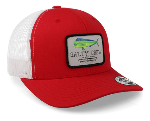 Gorra Salty Crew Mahi Mount Retro 35035048 Trucker Rojo Unit