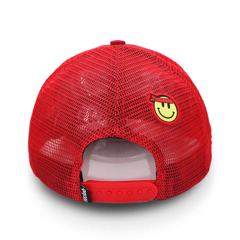 Gorra Problematic Chiquete Good Things Trucker Rojo Unitalla