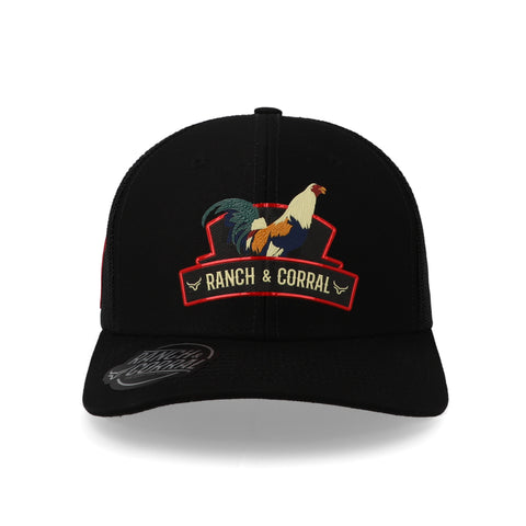 Gorra Ranch & Corral Rooster 10 Rcr10 Negro Unitalla
