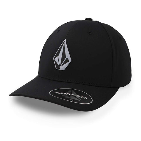 Gorra Volcom D5512319 Stone Tech Delta Negro Cerrada