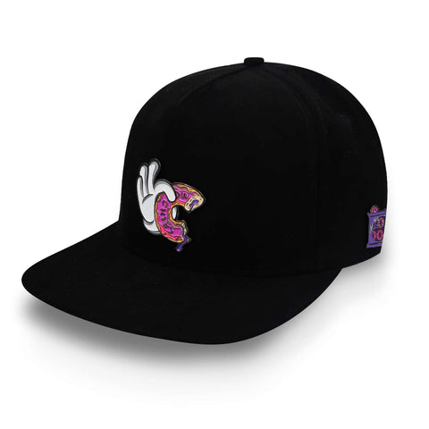 Gorra Cash Only Munchos Hand Snap Negro Unitalla