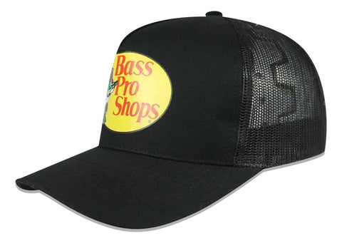 Gorra Bass Pro Shop Canoe Trucker Negro Unitalla
