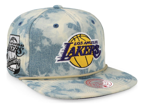 Gorra Mitchell & Ness Nba Acid Wash Snap Lakers Azul Unitall
