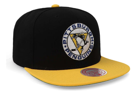 Gorra Mitchell & Ness Nhl Team 2 Tone 2.0 Penguins Amarillo