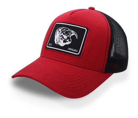Gorra Cara Blanca Myp221294 Parche Bordado Est. 22 Rojo Unit