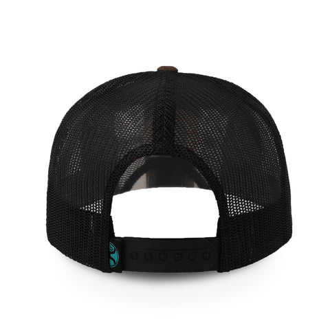 Gorra Hooey Quanah 5 Panel Trucker With Logo Cafe Unitalla