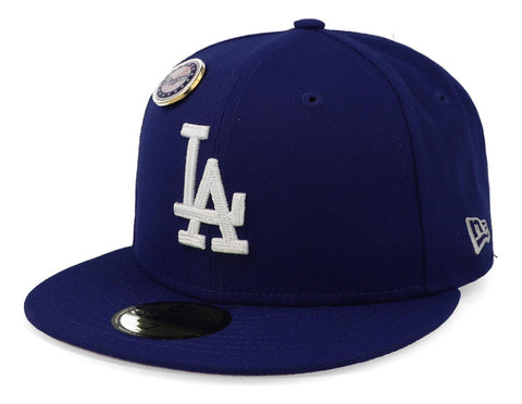 Gorra New Era 59 Fifty MLB Dodgers Pin E3 Azul Cerrada