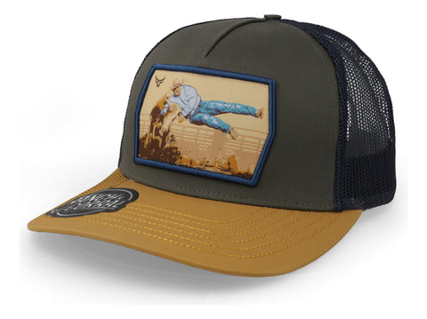 Gorra Ranch & Corral Rodeo 21 Rcrd21 Gris/café Unitalla