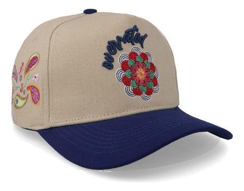 Gorra Overrated Mandala Beige/marino Unitalla