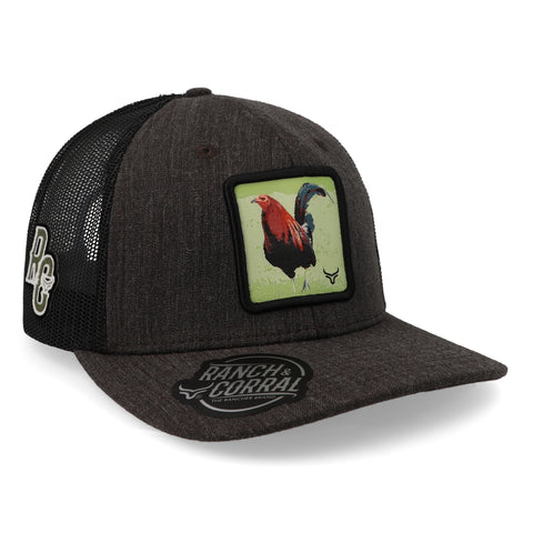 Gorra Ranch & Corral Rooster 12 Rcr12 Gris Oscuro Unitalla