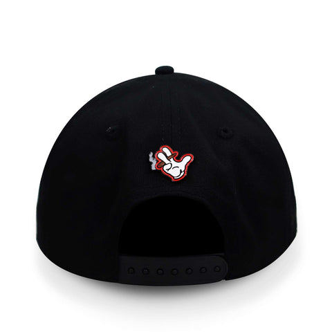 Gorra Cash Only Snapback Orange Cat Negro Unitalla