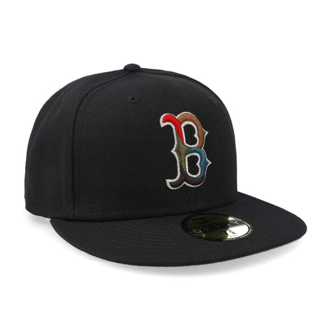 Gorra New Era 59 Fifty MLB Red Sox Color Pack Negro Cerrada