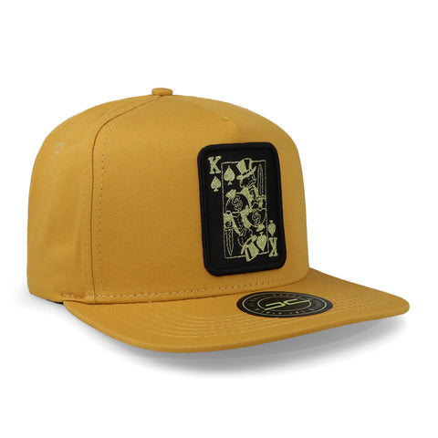 Gorra Jc Hats King Card 1852 Yellow Negro Unitalla