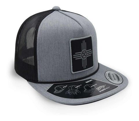 Gorra Hooey 2233t-gybk Zia Patch 5 Panel Trucker Gris Unital