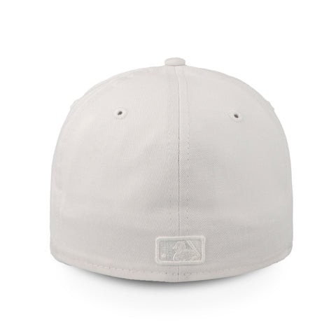 Gorra New Era 59 Fifty MLB Dodgers Basic Blanco Cerrada
