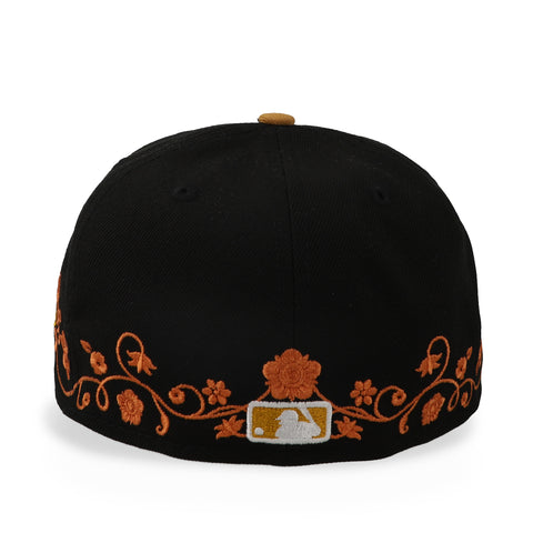 Gorra New Era 59 Fifty MLB White Sox Floral Vine Negro Cerrado