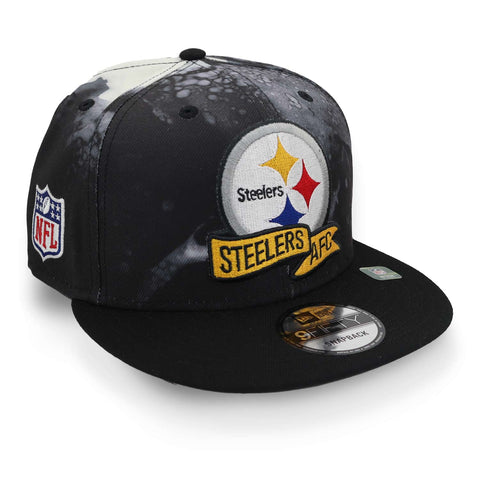 Gorra New Era 9Fifty NFL Steelers Sideline Shield Negro